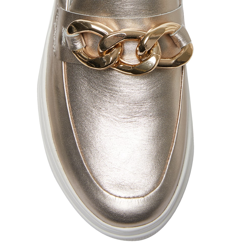 Bates Sneaker in Soft Gold Leather