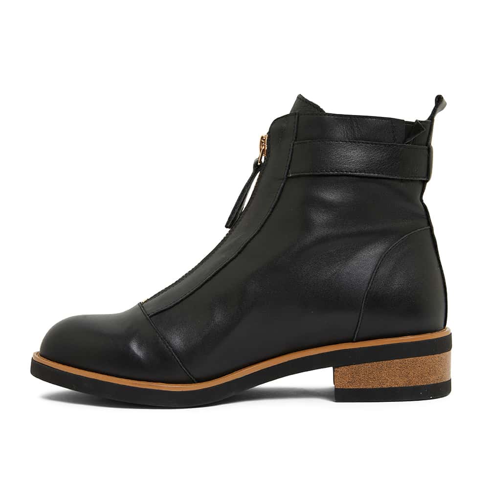 Beaumont Boot in Black Leather