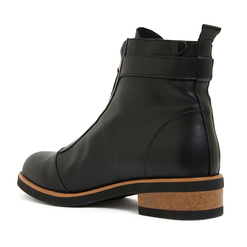 Beaumont Boot in Black Leather
