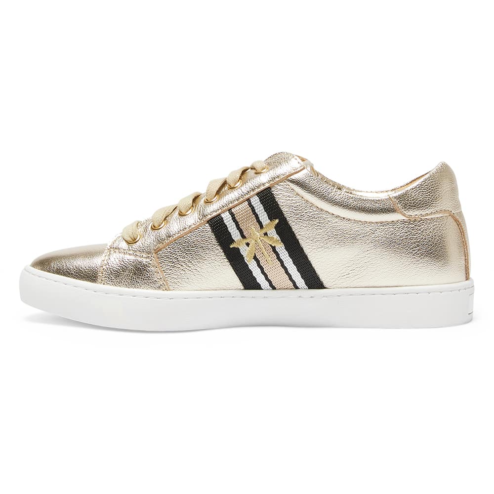 Belem Sneaker in Gold Nappa Leather