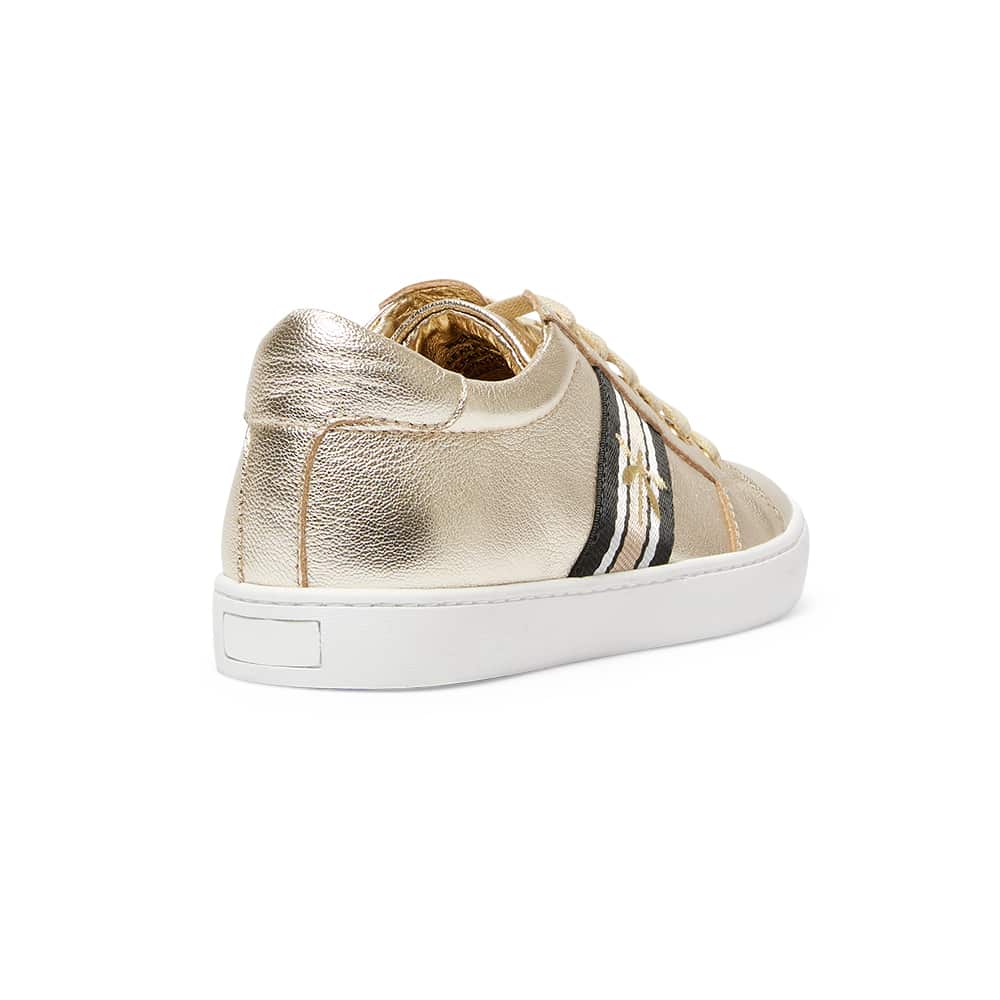 Belem Sneaker in Gold Nappa Leather