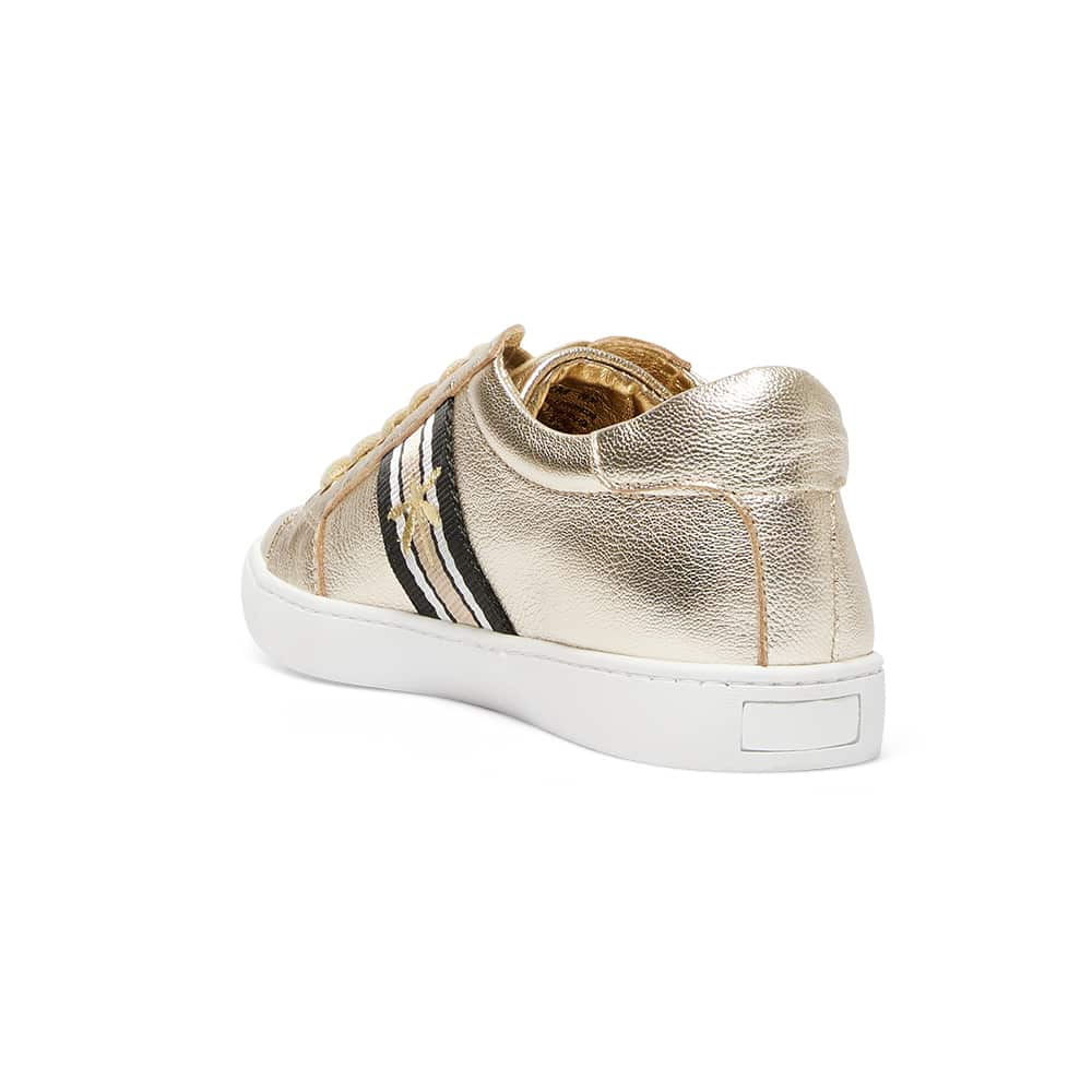 Belem Sneaker in Gold Nappa Leather