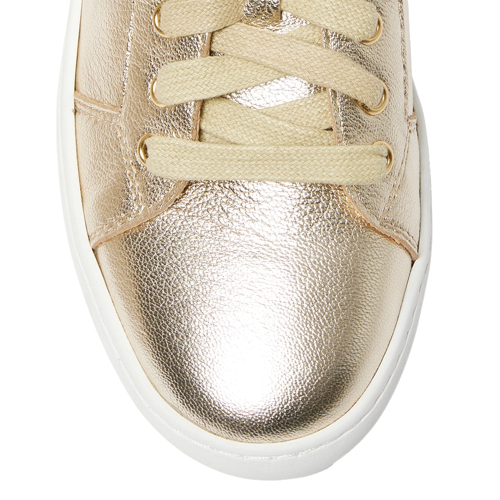 Belem Sneaker in Gold Nappa Leather