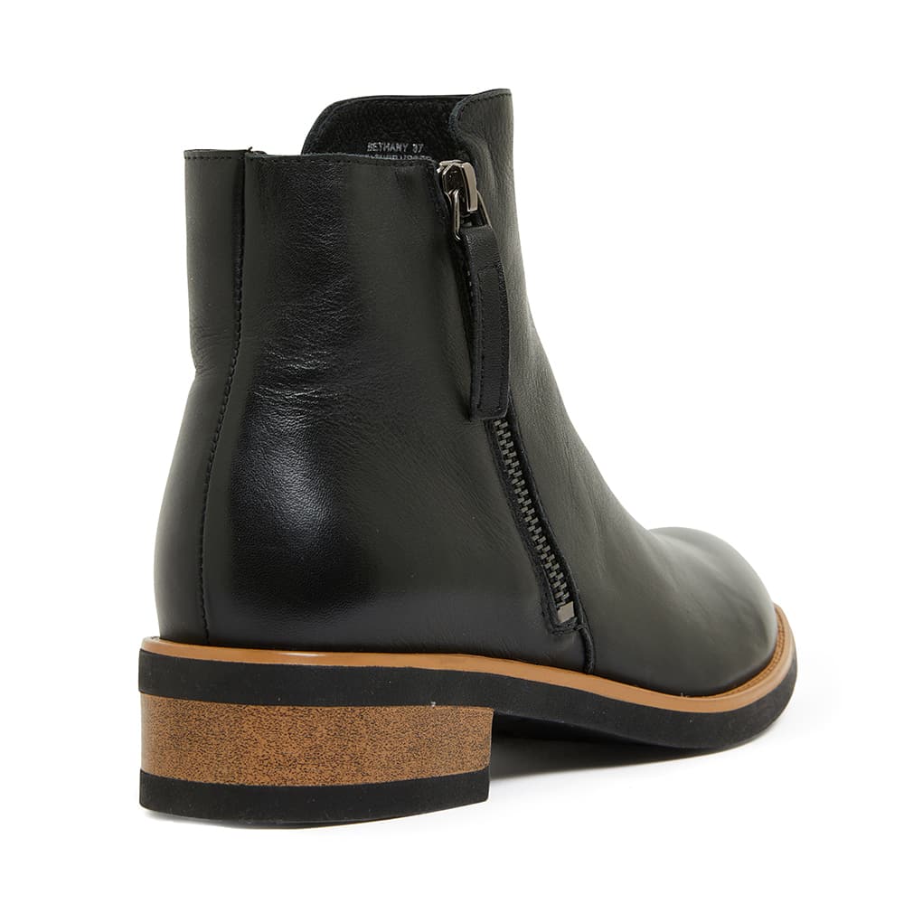 Bethany Boot in Black Leather