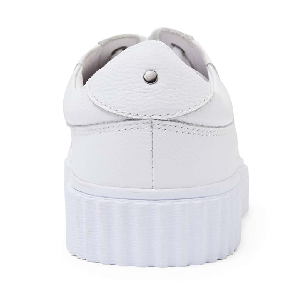 Carina Sneaker in White Leather