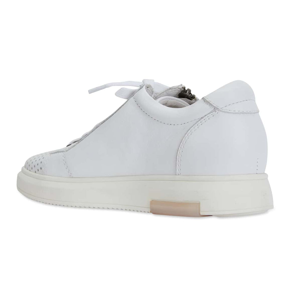 Carson Sneaker in White Leather