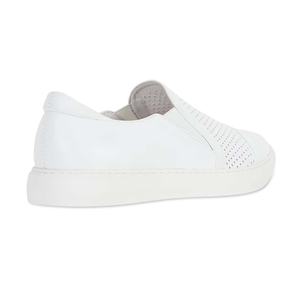 Celina Sneaker in White Leather