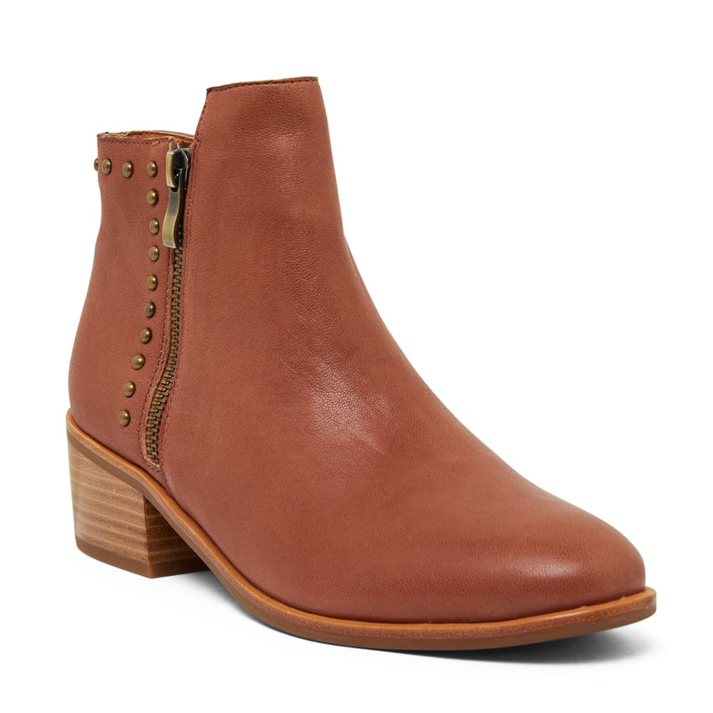 David Boot in Tan Leather