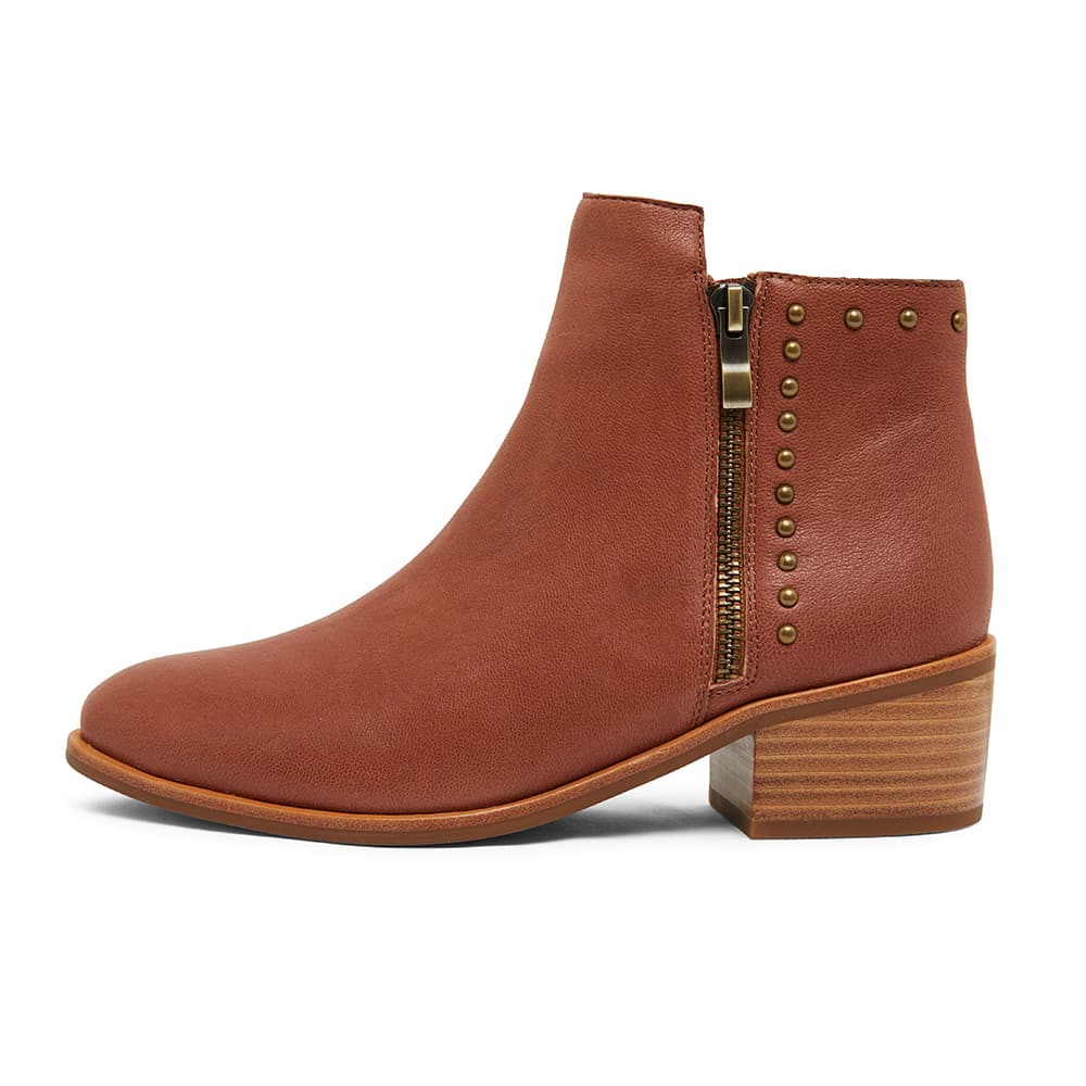 David Boot in Tan Leather