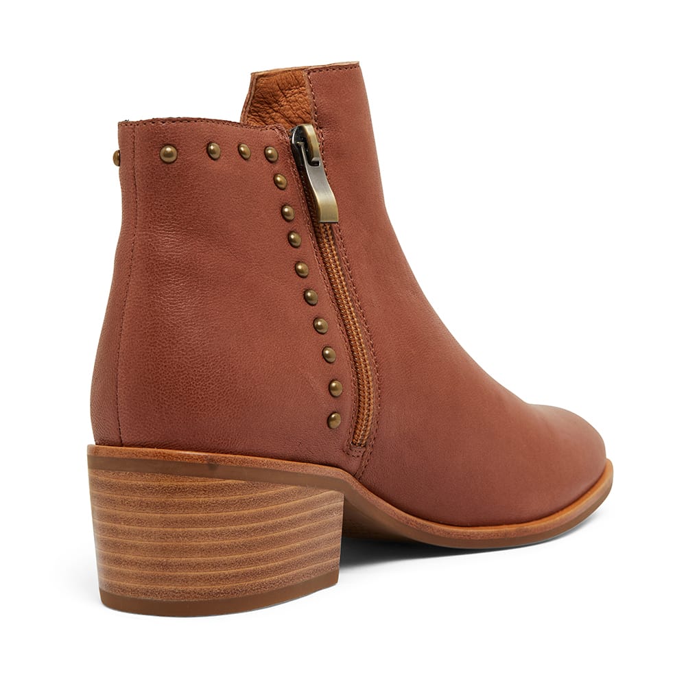 David Boot in Tan Leather