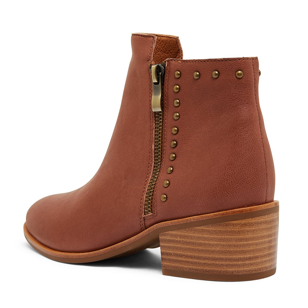 David Boot in Tan Leather