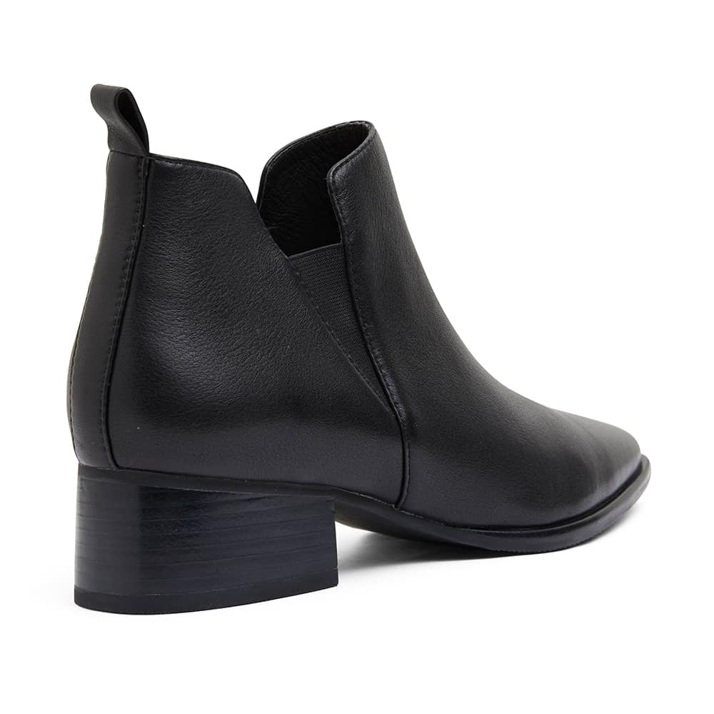 Demi Boot in Black Leather