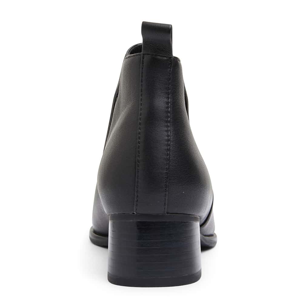 Demi Boot in Black Leather