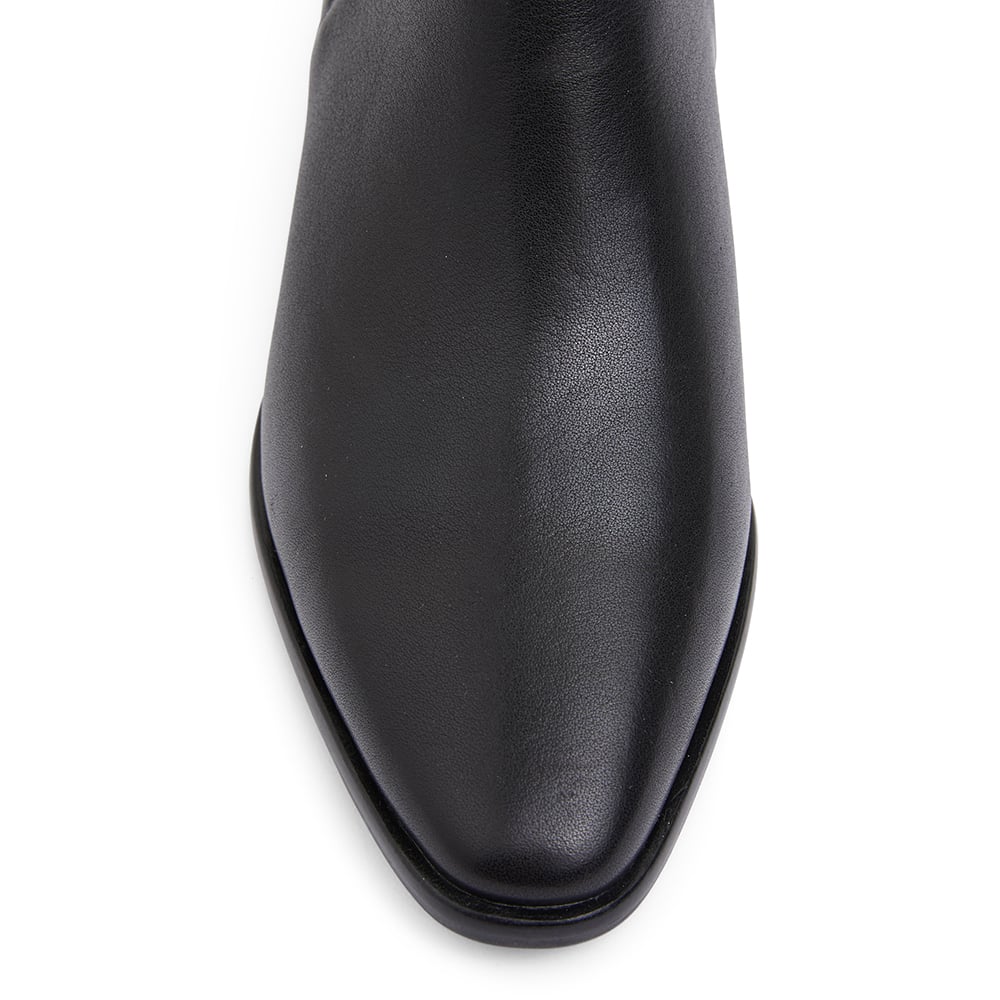 Demi Boot in Black Leather