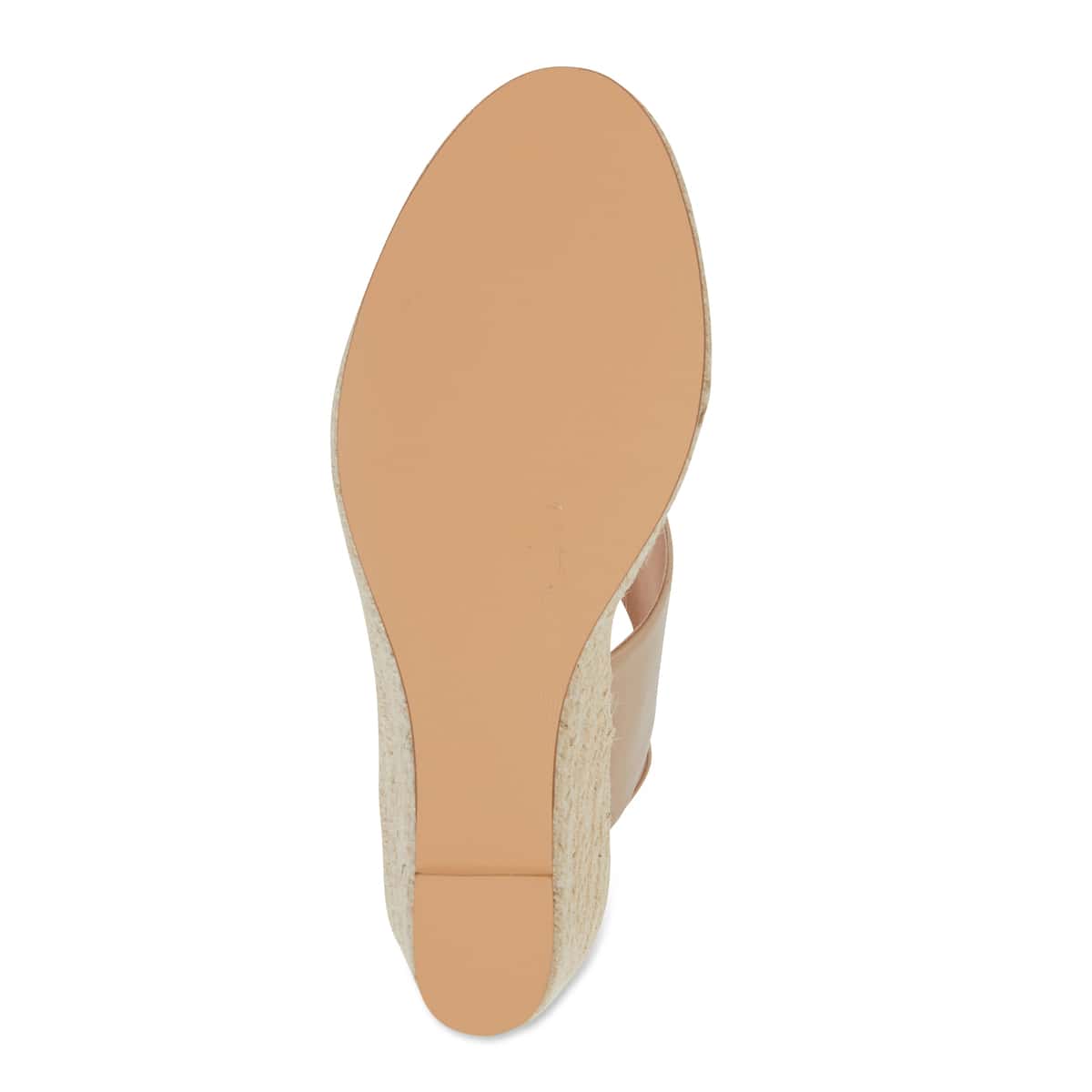 Dice Espadrille in Nude Leather