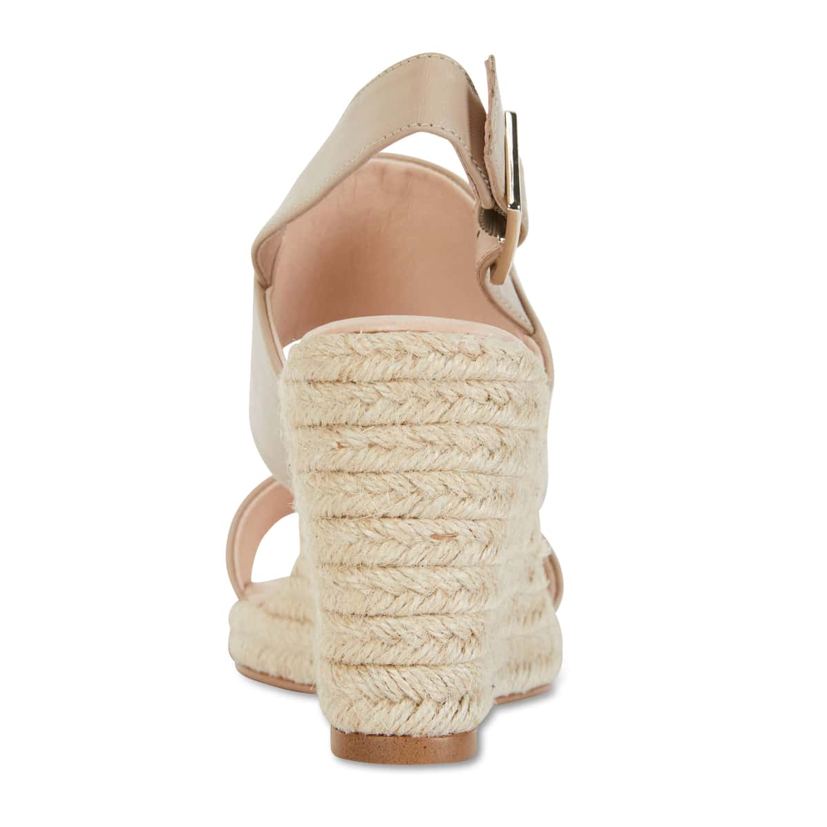 Dice Espadrille in Nude Leather