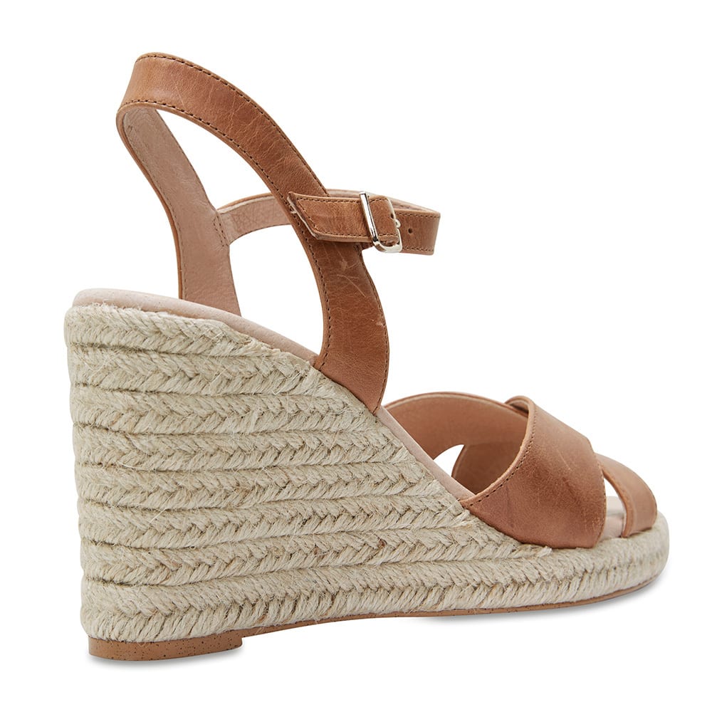 Dynasty Heel in Cognac Leather