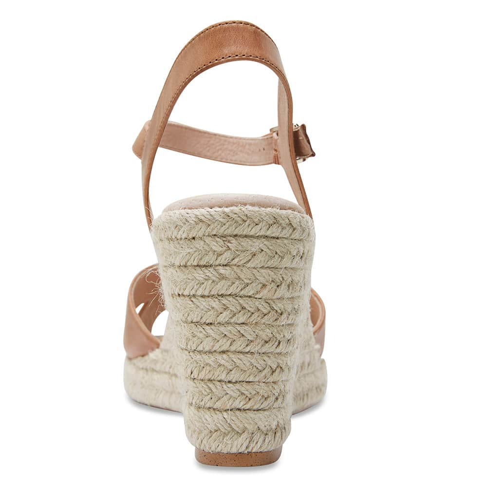 Dynasty Heel in Cognac Leather