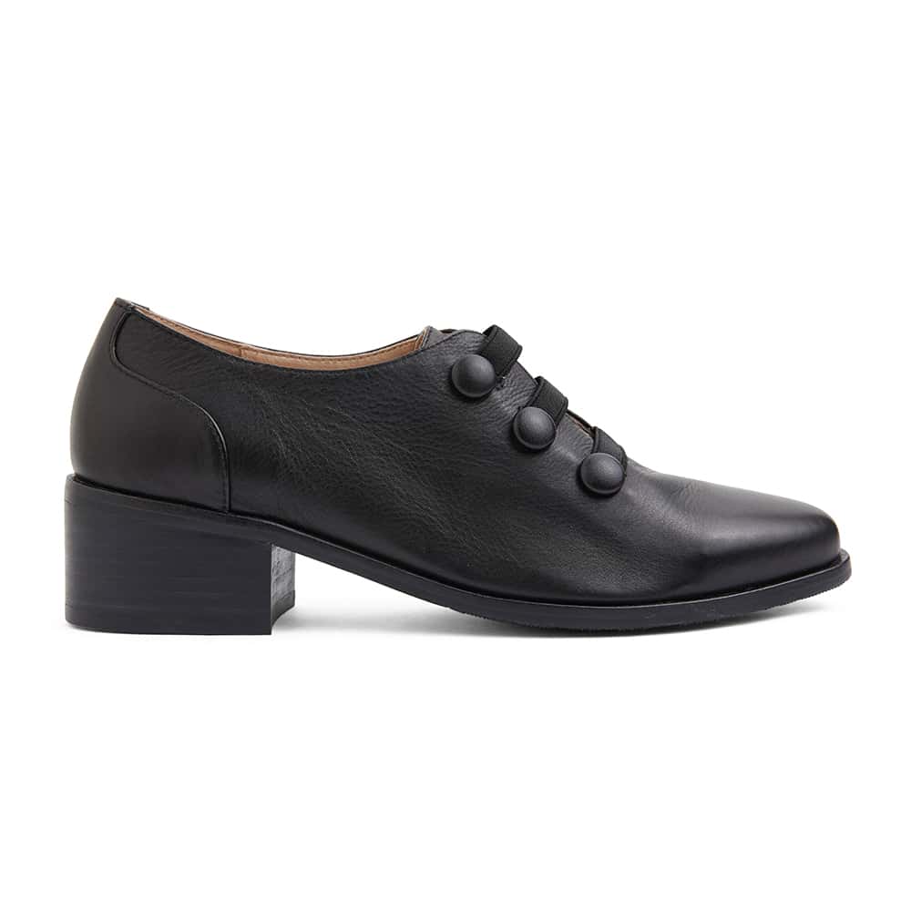 Edison Loafer in Black Leather
