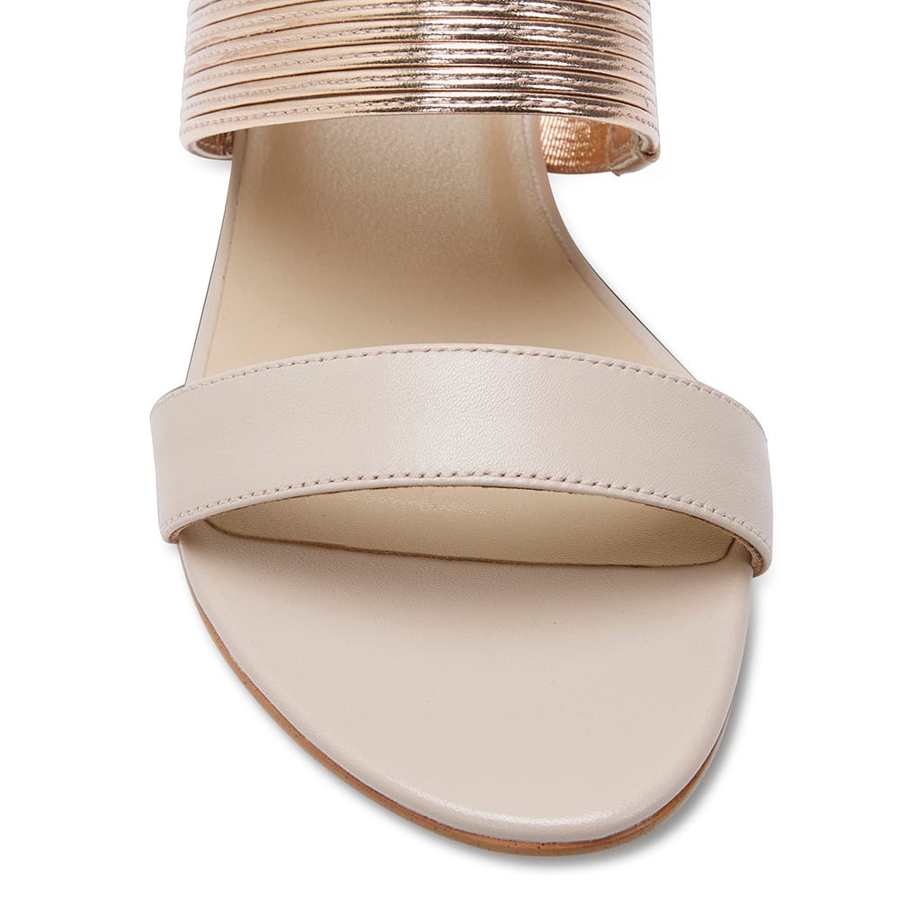 Envy Slide in Blush Leather