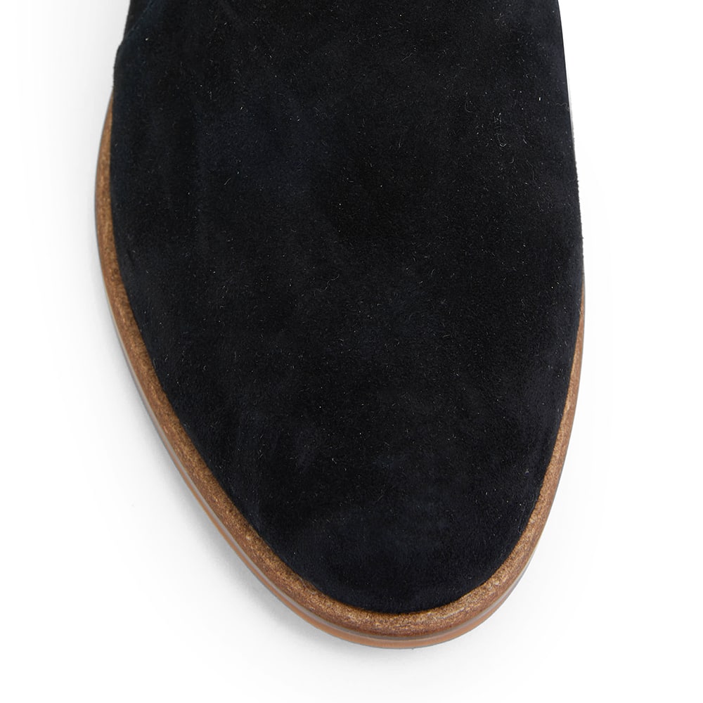 Everest Loafer in Black Suede