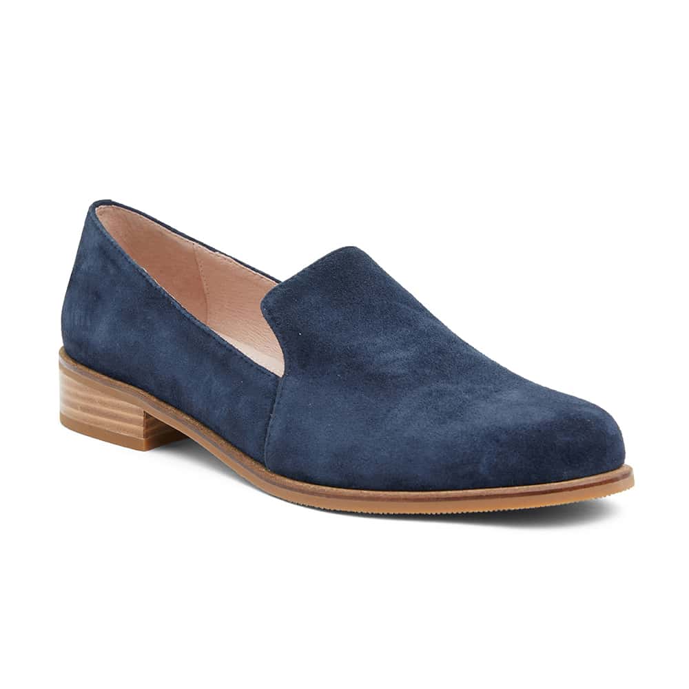 Everest Loafer in Navy Suede