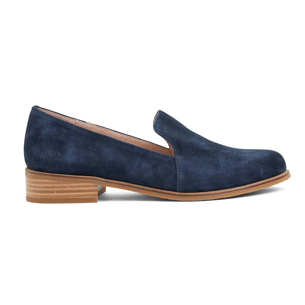 Everest Loafer in Navy Suede