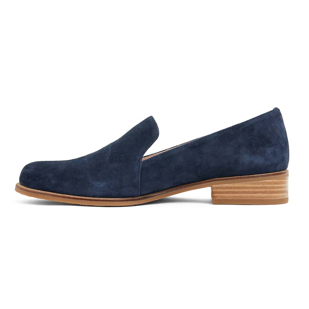 Everest Loafer in Navy Suede