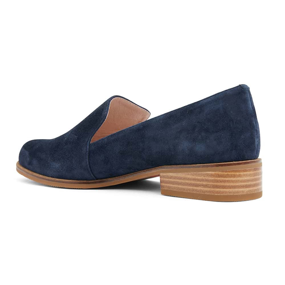 Everest Loafer in Navy Suede