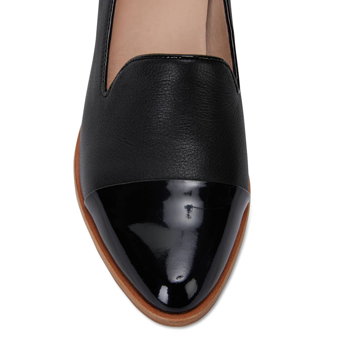 Expert Loafer in Black On Black Patent