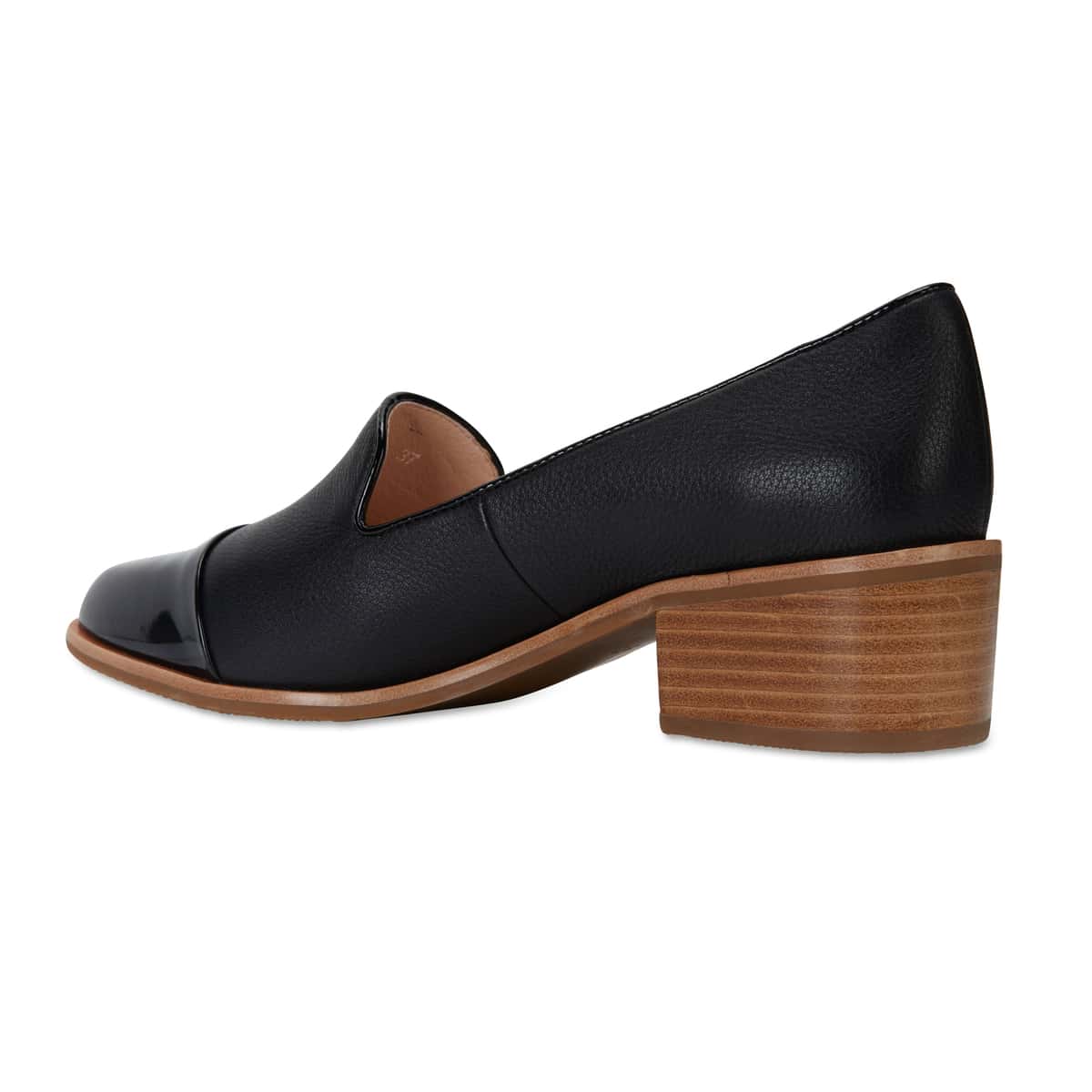 Expert Loafer in Black On Black Patent