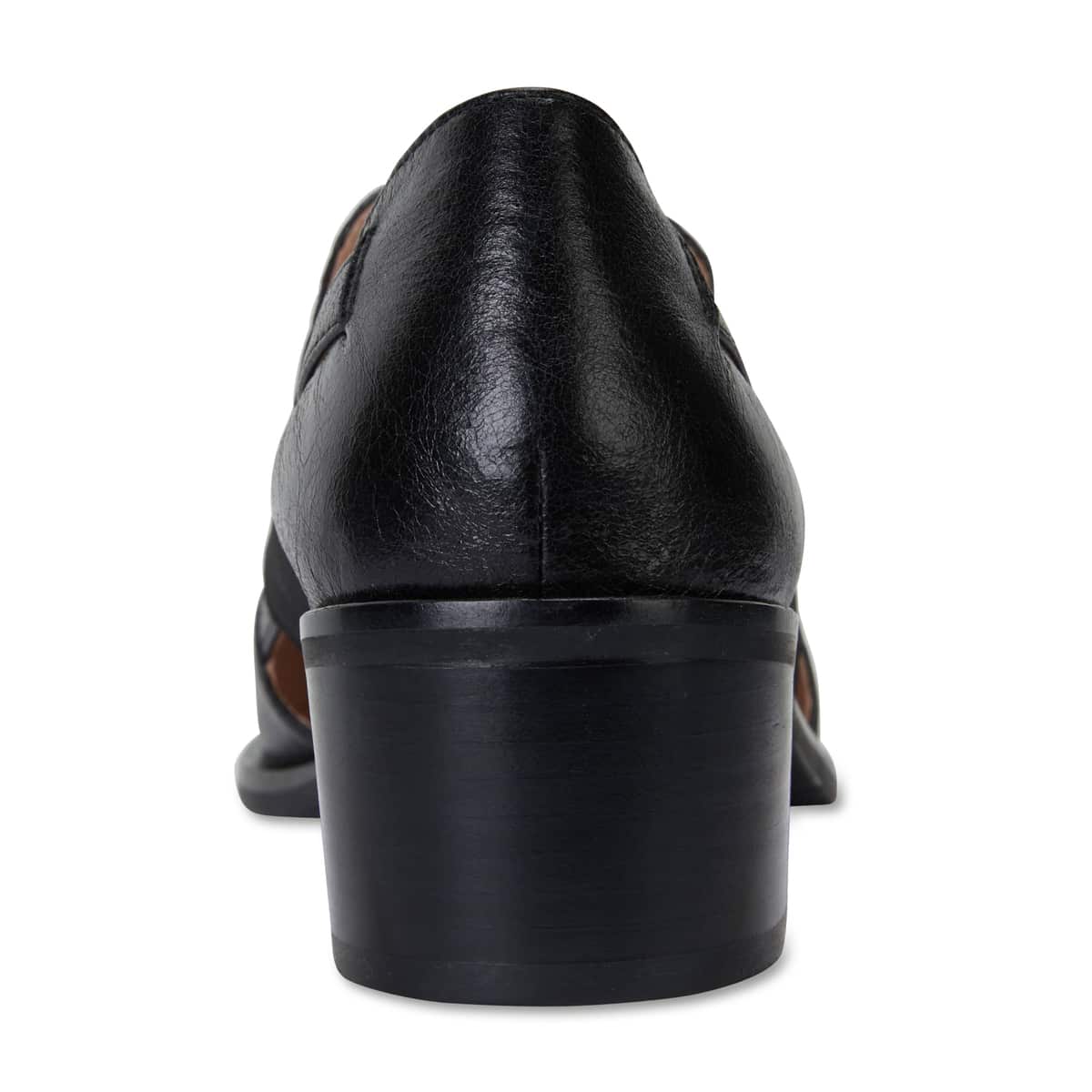 Expose Loafer in Black Oil Leather