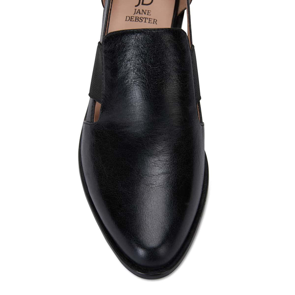 Expose Loafer in Black Oil Leather