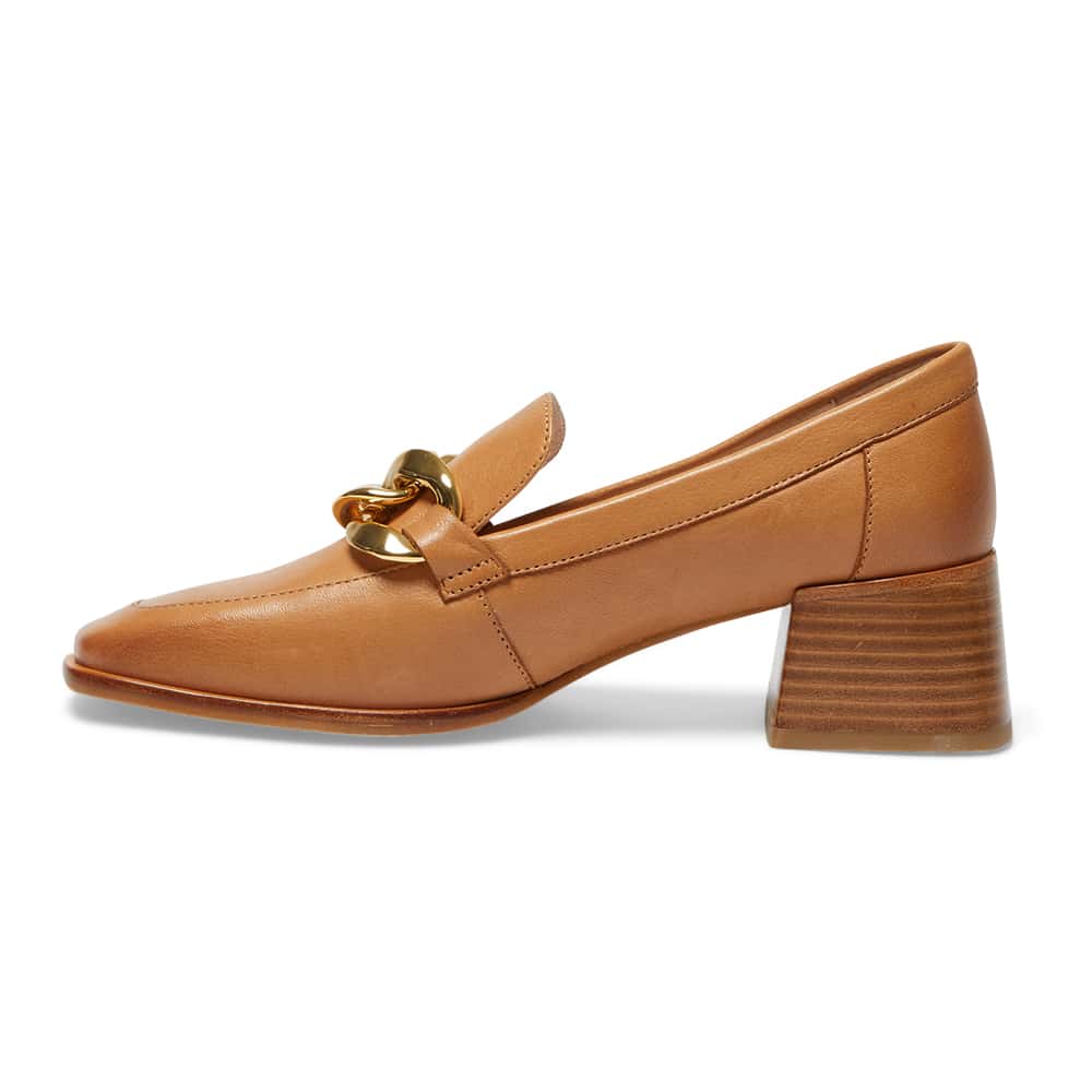 Fancy Loafer in Tan Leather