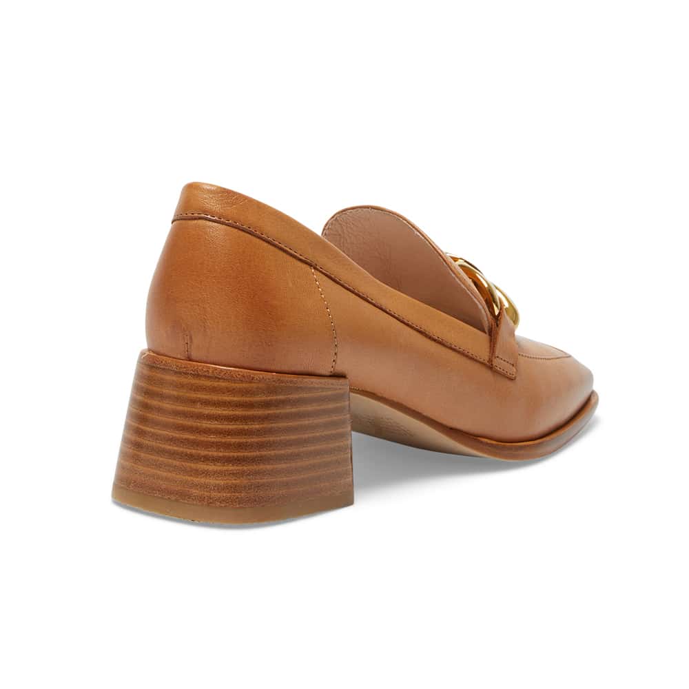 Fancy Loafer in Tan Leather