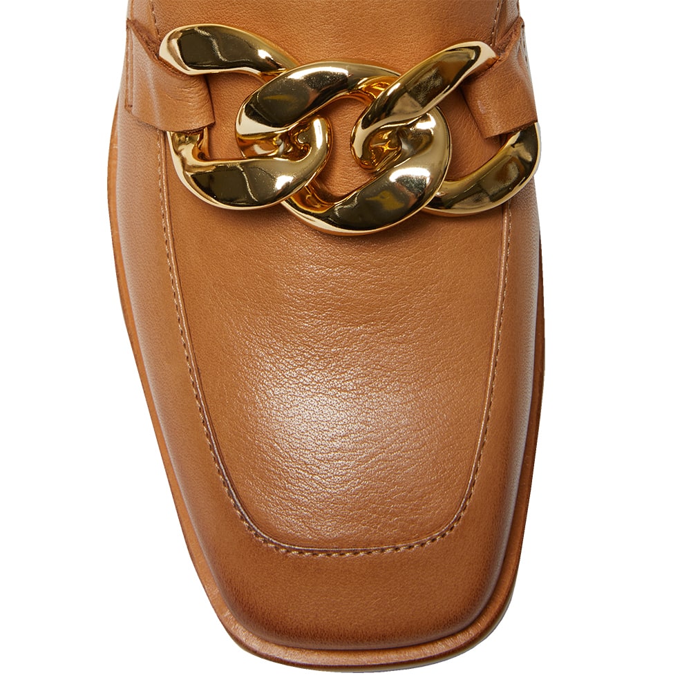 Fancy Loafer in Tan Leather