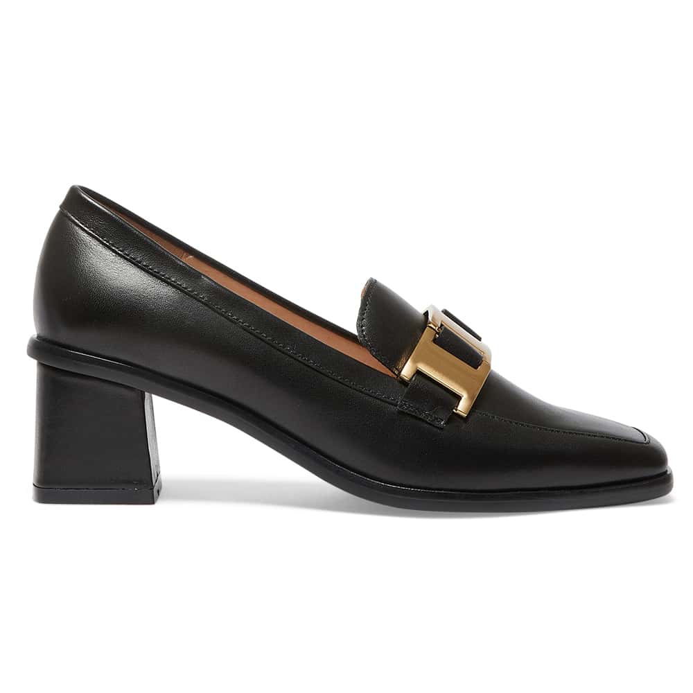 Gable Loafer in Black Leather