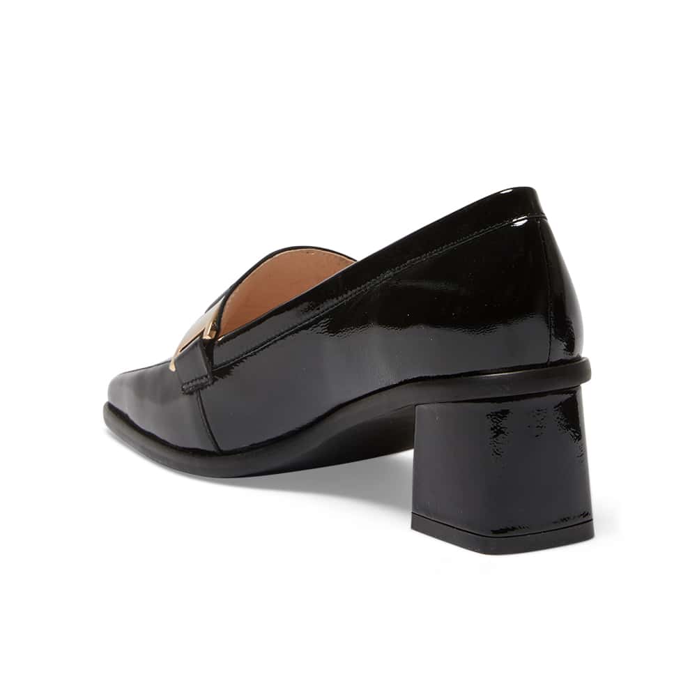 Gable Loafer in Black Patent