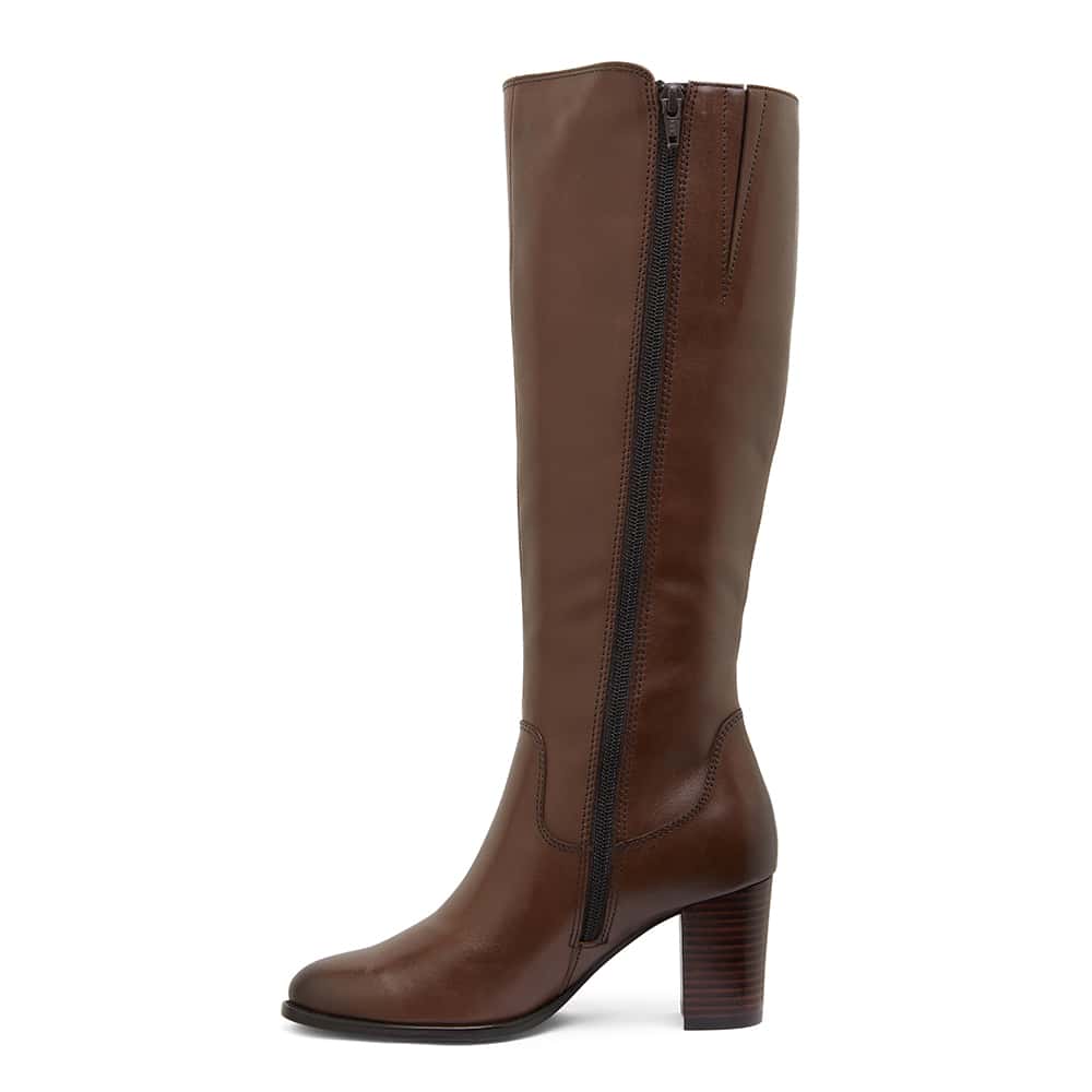 Germaine Boot in Brown Leather