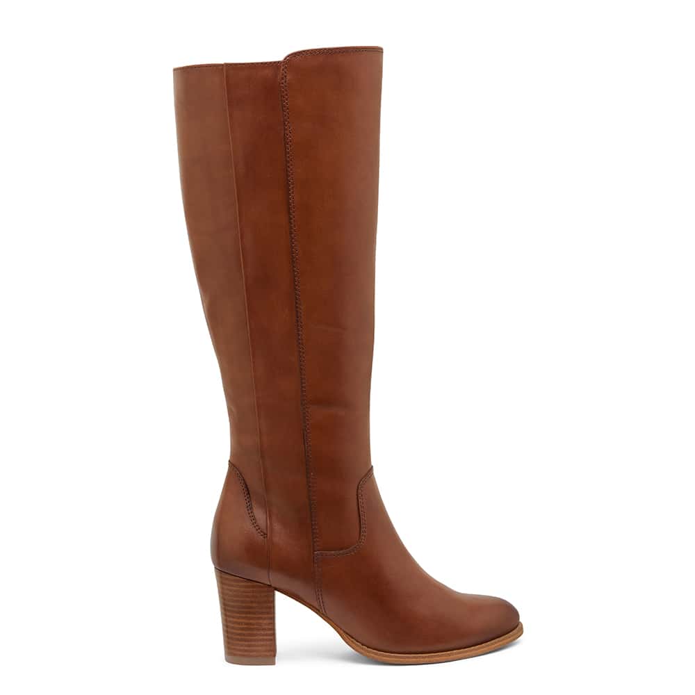 Germaine Boot in Mid Brown Leather