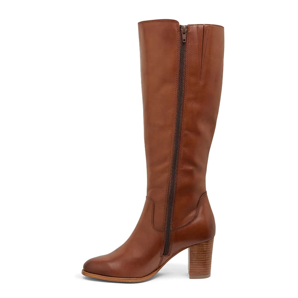Germaine Boot in Mid Brown Leather
