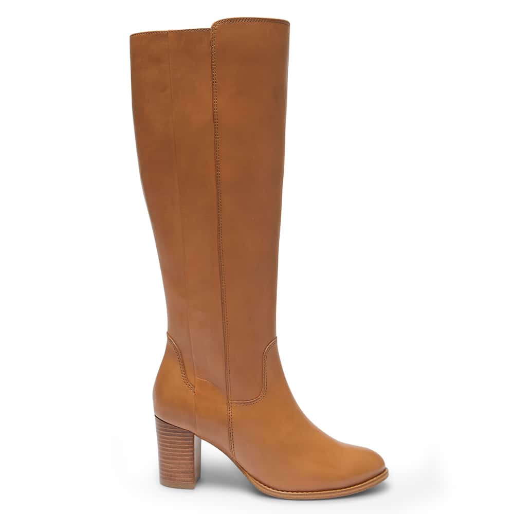 Germaine Boot in Tan Leather | Jane Debster | Shoe HQ