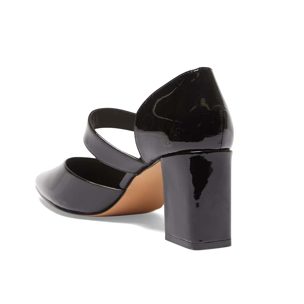 Giselle Heel in Black Patent