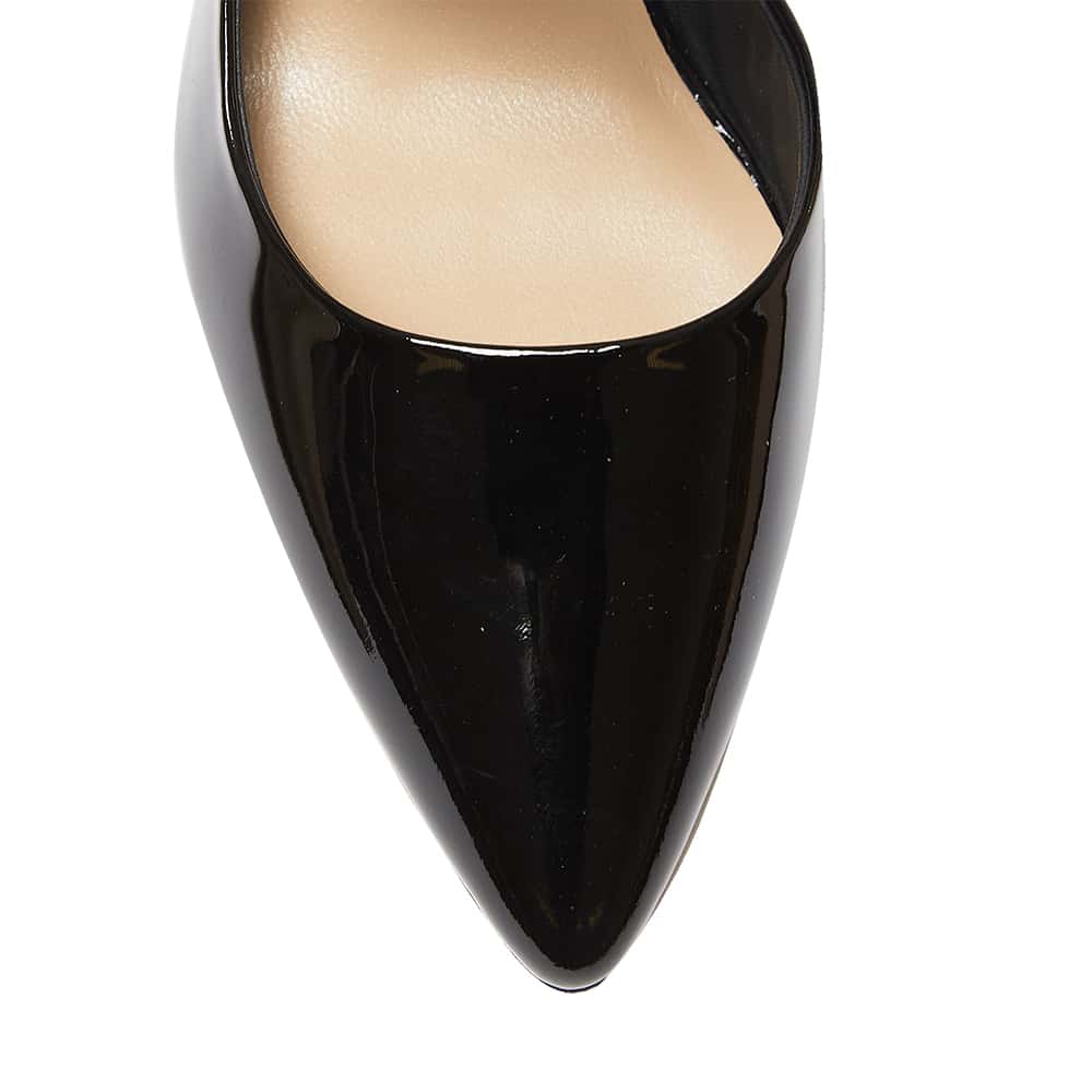 Giselle Heel in Black Patent