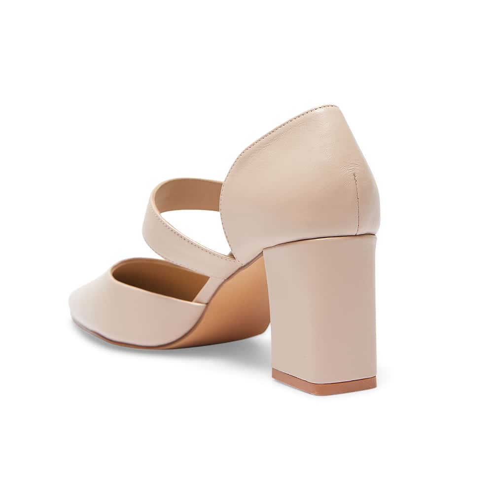 Giselle Heel in Blush Leather