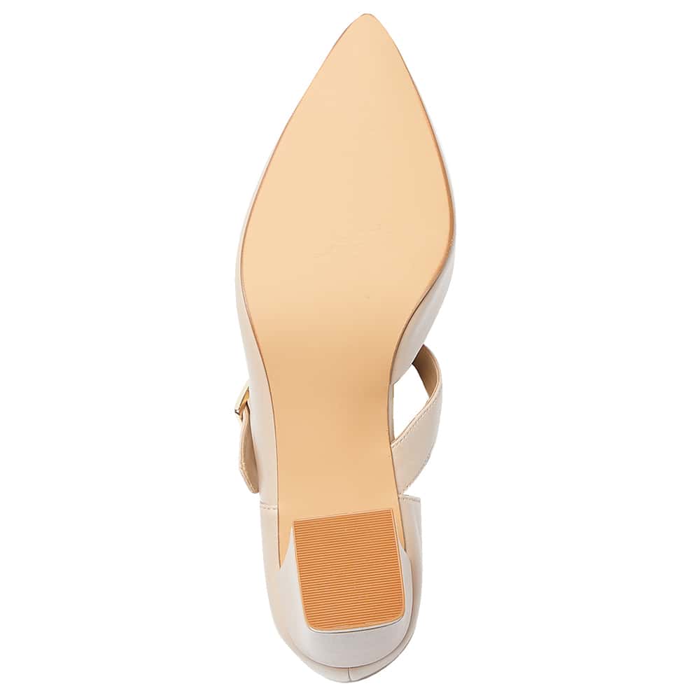 Giselle Heel in Blush Leather