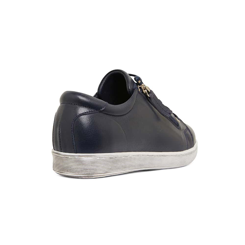 Grand Sneaker in Navy Leather