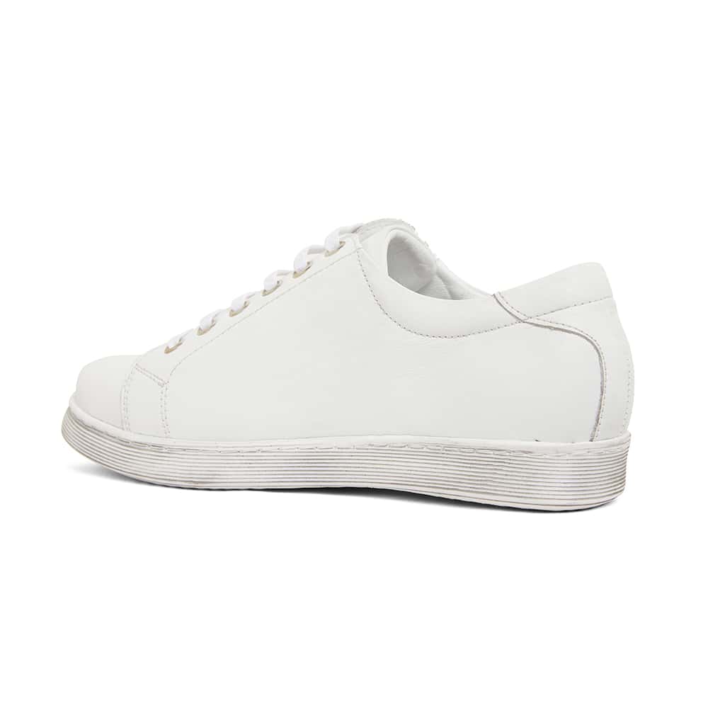 Grand Sneaker in White Leather