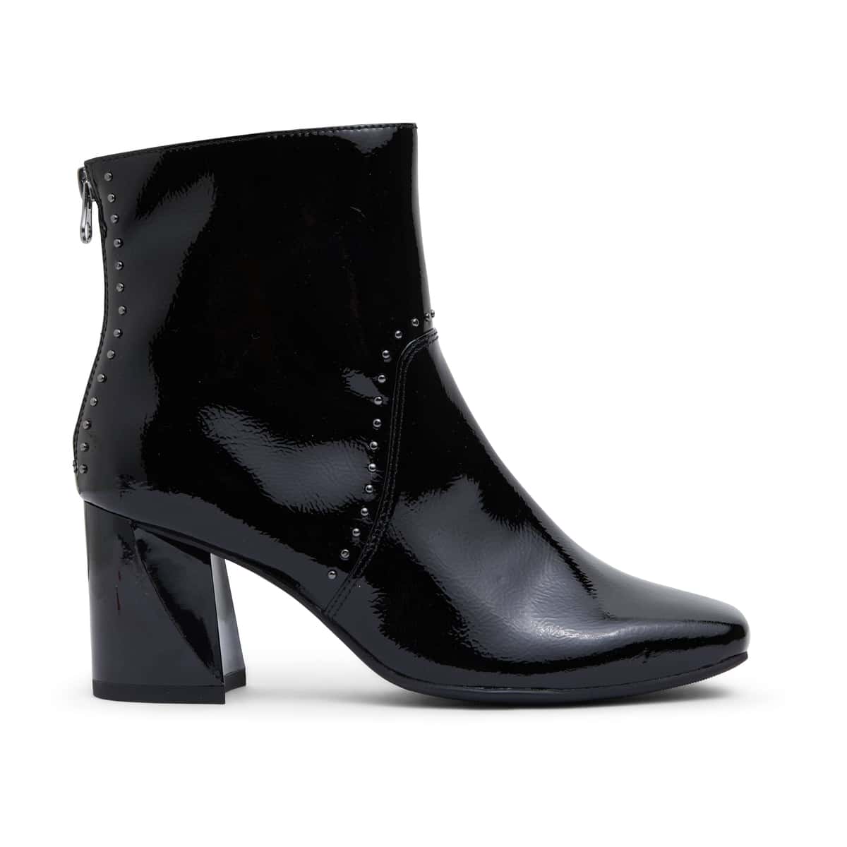 Grenada Boot in Black Patent
