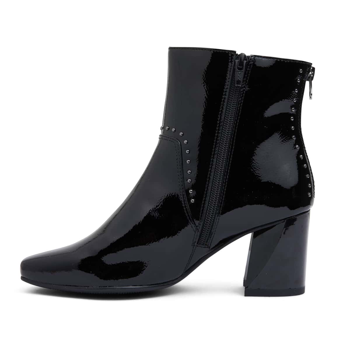 Grenada Boot in Black Patent